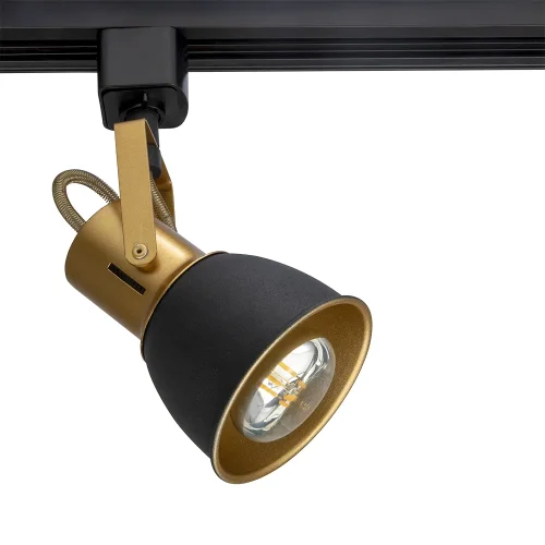 Трековый светильник однофазный Jovi A1677PL-1GO Arte Lamp золотой чёрный для шинопроводов серии Jovi