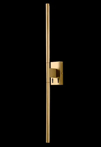 Бра с выключателем LED LARGO AP12W GOLD Crystal Lux золотой на 2 лампы, основание золотое в стиле хай-тек фото 2
