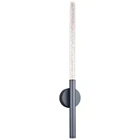 Бра LED Bubblor 4310-1W Favourite прозрачный на 1 лампу, основание матовое никель в стиле современный 