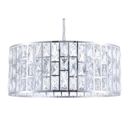 Люстра хрустальная Gelid MOD184-PL-04-CH Maytoni прозрачная на 4 лампы, основание хром в стиле современный фото 7