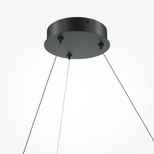 Светильник подвесной LED Curve MOD242PL-L33BK Maytoni чёрный 1 лампа, основание чёрное в стиле минимализм хай-тек современный  фото 5