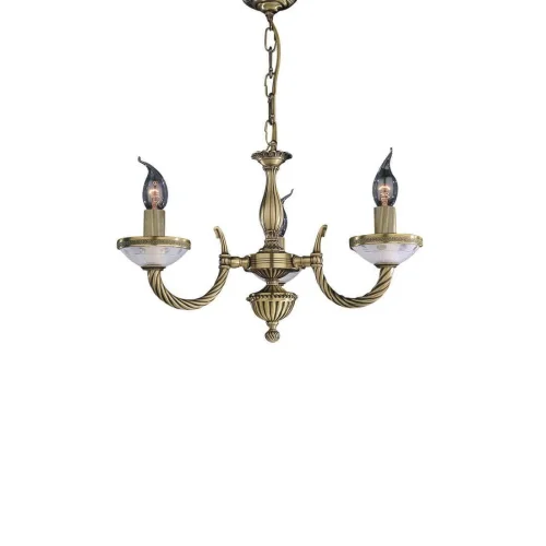 Люстра подвесная L 4650/3  Reccagni Angelo без плафона на 3 лампы, основание античное бронза в стиле классический 