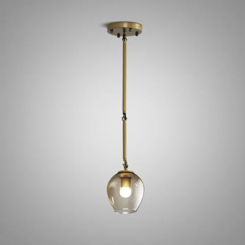 Светильник подвесной ADEL-ONE L2 Cognac Gold 212800-26 ImperiumLoft янтарный 2 лампы, основание золотое в стиле современный  фото 9