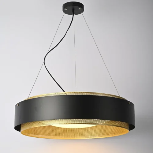 Светильник подвесной LED Casing 101409-26 ImperiumLoft золотой чёрный 1 лампа, основание чёрное в стиле современный  фото 9