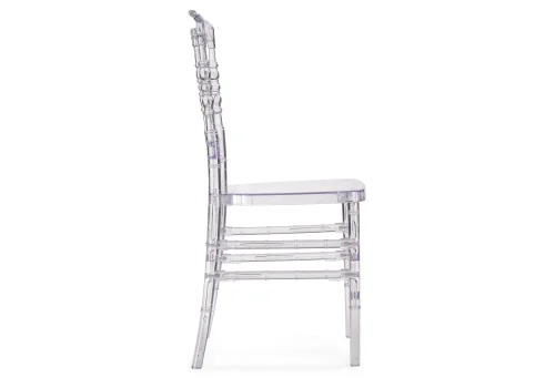 Пластиковый стул Chiavari 1 clear white 15588 Woodville, /, ножки/пластик/прозрачный, размеры - ****400*450 фото 3