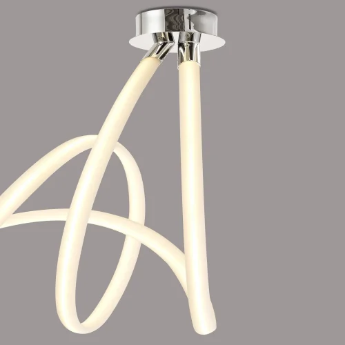 Светильник потолочный LED Armonia 6722 Mantra белый 1 лампа, основание хром в стиле современный хай-тек  фото 4