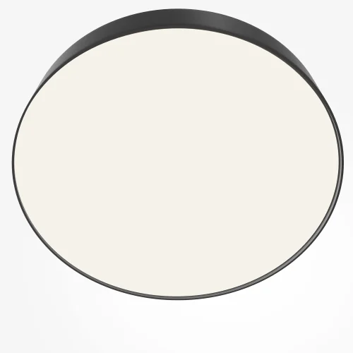 Светильник потолочный LED Zon C032CL-45W4K-RD-B Maytoni белый на 1 лампу, основание чёрное в стиле современный круглый тарелка фото 9