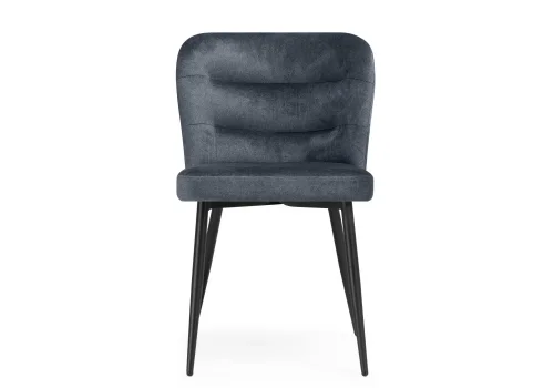 Стул на металлокаркасе Kilian dark gray / black 15846 Woodville, серый/кашемир, ножки/металл/чёрный, размеры - ****500*540 фото 4