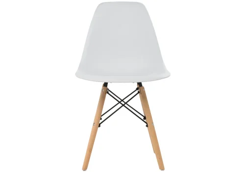 Стул Eames PC-015 WL white / wooden legs 1825 Woodville, белый/пластик, ножки/металл/бежевый, размеры - ****460*400 фото 10