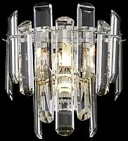Бра Lazzara WE107.02.101 Wertmark прозрачный 1 лампа, основание никель в стиле классический 