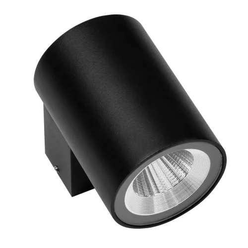 Настенный светильник LED Paro 350674 Lightstar уличный IP65 чёрный 1 лампа, плафон чёрный в стиле хай-тек LED