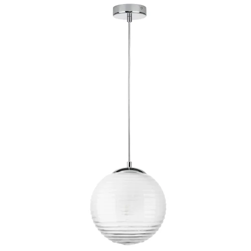 Светильник подвесной Dissimo 804101 Lightstar белый 1 лампа, основание хром в стиле современный арт-деко 