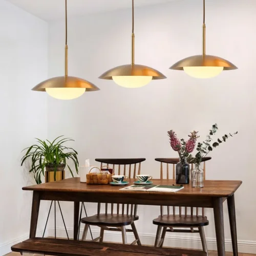 Светильник подвесной VITABY L1 141142-26 ImperiumLoft белый на 1 лампу, основание латунь в стиле скандинавский фото 8 Светильник подвесной VITABY L1 141142-26 ImperiumLoft белый на 1 лампу, основание латунь в стиле скандинавский фото 8