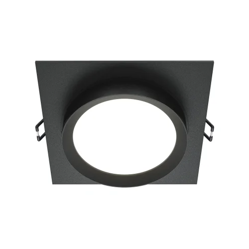 Светильник точечный Hoop DL086-GX53-SQ-B Maytoni чёрный 1 лампа, основание чёрное в стиле современный 