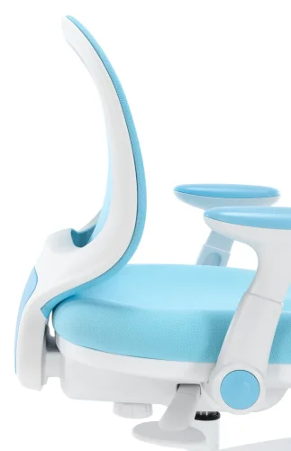 Детское кресло Kids 102 Ткань Голубой EP Kids 102 Fabric Blue Everprof, голубой/ткань, ножки//, размеры - 830*950***580* фото 4