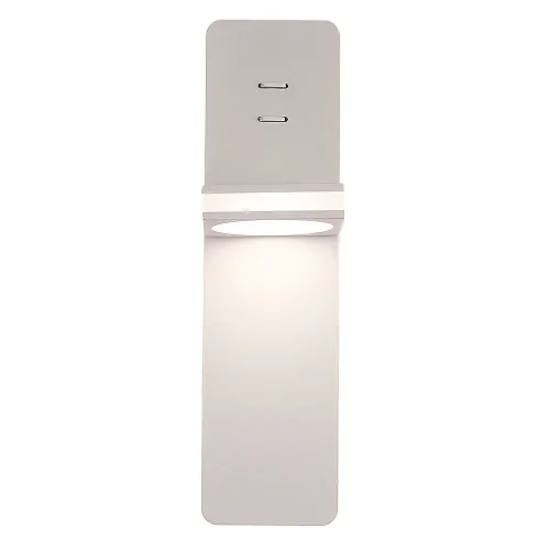 Бра с выключателем LED CLT 216W WH Crystal Lux белый на 1 лампу, основание белое в стиле современный фото 8