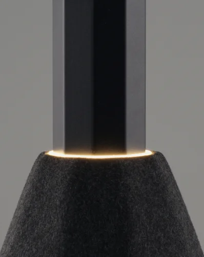 Светильник подвесной LED Cleri V11084-PL Moderli чёрный на 1 лампу, основание чёрное в стиле современный лофт фото 3
