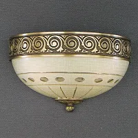 Бра A 7014/2  Reccagni Angelo бежевый 2 лампы, основание античное бронза в стиле классический 