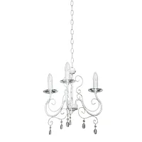 Люстра подвесная V1301/3 Vitaluce без плафона на 3 лампы, основание белое в стиле классический 