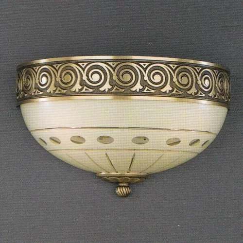 Бра A 7014/2  Reccagni Angelo бежевый на 2 лампы, основание античное бронза в стиле классический 