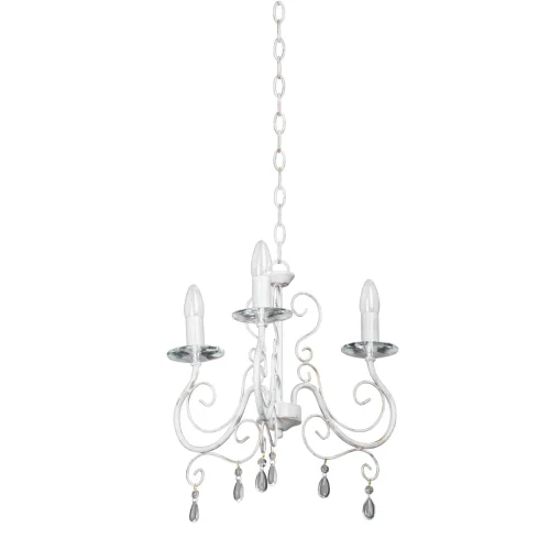 Люстра подвесная V1301/3 Vitaluce без плафона на 3 лампы, основание белое в стиле классический 