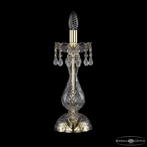 Настольная лампа 1410L/1-35 G V0300 Bohemia Ivele Crystal без плафона 1 лампа, основание золотое металл хрусталь в стиле классика виноград
