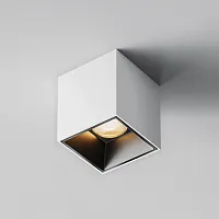 Светильник накладной LED Alfa LED C064CL-5W2.7K-SQ-WB Maytoni белый на 1 лампу, основание белое в стиле современный хай-тек квадратный