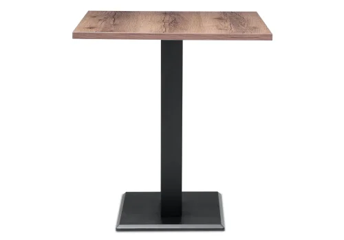 Стол на тумбе Мичиган Лофт 110х70 25 мм дуб делано темный / черный матовый 515299 Woodville столешница дуб делано темная из лдсп фото 2