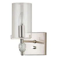 Бра Stine 2704-1W Favourite прозрачный 1 лампа, основание никель в стиле современный 