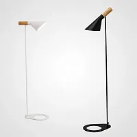 Торшер AJ Floor by Arne Jacobsen for Louis Poulsen 101782-26 ImperiumLoft чёрный на 1 лампу, основание чёрное в стиле современный 