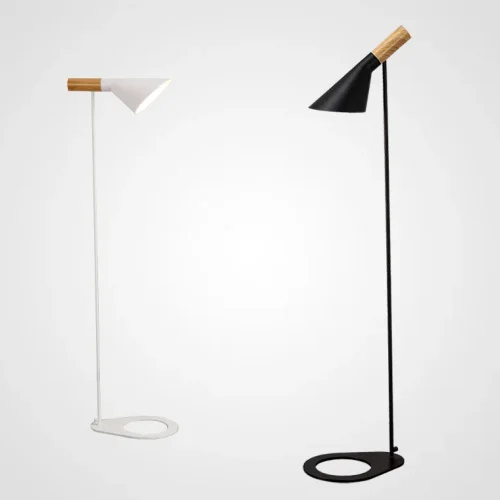 Торшер AJ Floor by Arne Jacobsen for Louis Poulsen 101782-26 ImperiumLoft чёрный на 1 лампу, основание чёрное в стиле современный 
