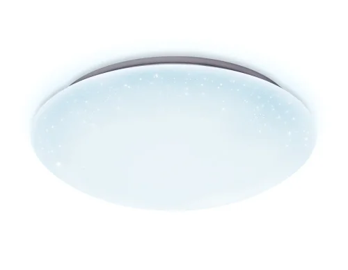 Светильник потолочный LED с пультом Orbital Air FF43 Ambrella light белый 1 лампа, основание белое в стиле современный хай-тек с пультом фото 3