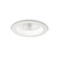 Светильник точечный LED BASIC FI ACCENT 20W 3000K Ideal Lux белый на 1 лампу, основание белое в стиле современный 
