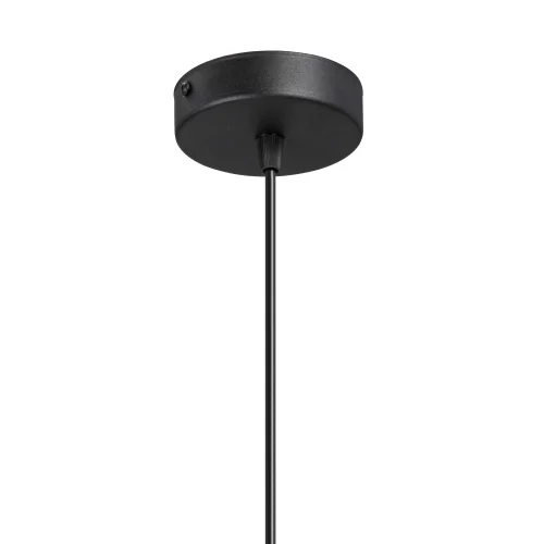 Светильник подвесной V2951-1/1S Vitaluce белый 1 лампа, основание чёрное в стиле арт-деко  фото 2