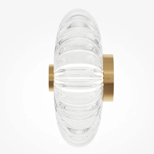 Бра LED Amulet MOD555WL-L4G3K Maytoni прозрачный на 1 лампа, основание золотое в стиле современный арт-деко  фото 2