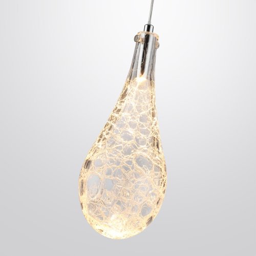 Бра LED Braid 7148/5WL Odeon Light прозрачный на 1 лампу, основание хром в стиле современный классический выдувное фото 5