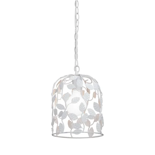 Светильник подвесной V1770-0/1S Vitaluce без плафона на 1 лампу, основание белое в стиле флористика Светильник подвесной V1770-0/1S Vitaluce без плафона на 1 лампу, основание белое в стиле флористика
