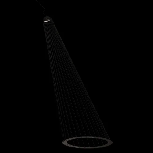 Светильник подвесной LED Beam 10292/C Black LOFT IT чёрный 1 лампа, основание чёрное в стиле   фото 2