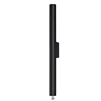 Настенный светильник LED уличный Tubus 7105/10WL Odeon Light уличный IP54 чёрный на 1 лампу, плафон чёрный в стиле хай-тек современный LED