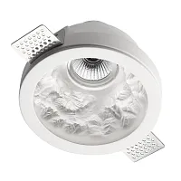 Светильник точечный LED Montana 7168/7CL Odeon Light белый на 1 лампу, основание белое в стиле классический современный для затирки