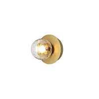 Бра LED Ambre MOD331WL-L3BS3K Maytoni янтарный на 1 лампу, основание латунь в стиле современный молекула шар
