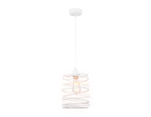 Светильник подвесной Traditional TR8400 Ambrella light белый 1 лампа, основание белое в стиле современный  фото 3