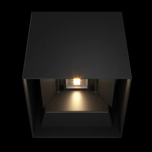 Настенный светильник LED Fulton O572WL-L20B3K Maytoni уличный IP54 чёрный 1 лампа, плафон чёрный в стиле классический LED фото 2