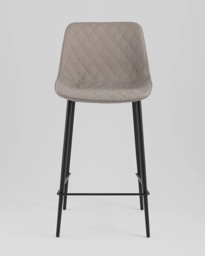 Стул барный Arch, экокожа, серый УТ000039351 Stool Group, серый/экокожа, ножки//чёрный, размеры - ****435*510 фото 7