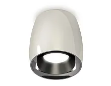 Светильник накладной Techno spot XS1143001 Ambrella light серебряный 1 лампа, основание серебряное в стиле хай-тек современный круглый