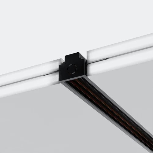 Заглушки для встраиваемого низкопрофильного шинопровода 2шт. Magnetic track system Exility TRAM034EC-42B Maytoni чёрный в стиле хай-тек современный для светильников серии Magnetic track system Exility exility тонкая магнитная фото 2