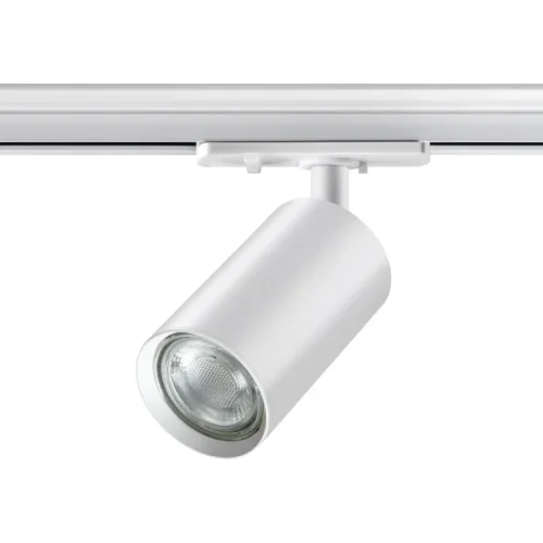 Трековый светильник однофазный трехжильный Pipe 370964 Novotech белый для шинопроводов серии Pipe