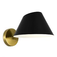 Бра Norbi SLE1253-301-01 Evoluce чёрный 1 лампа, основание латунь в стиле лофт современный 