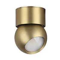 Светильник накладной LED Nubus 6611/7CL Odeon Light античный бронза 1 лампа, основание античное бронза в стиле хай-тек круглый