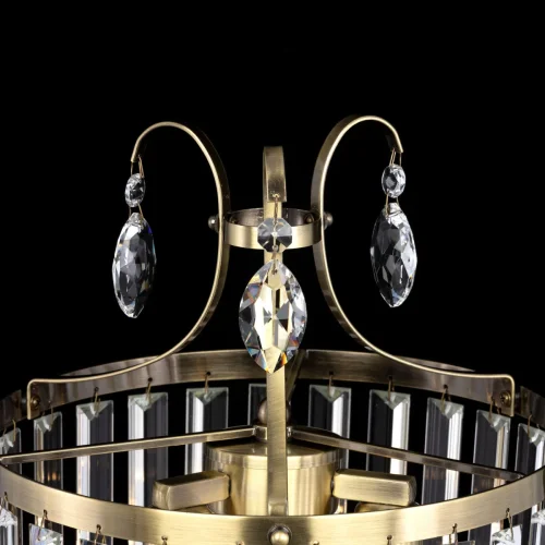 Настольная лампа Инга CL335833 Citilux прозрачная 3 лампы, основание бронзовое металл в стиле современный  фото 9